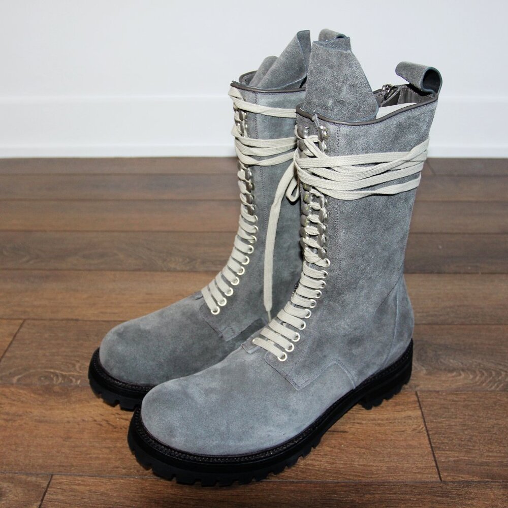 BNWT AW21 RICK OWENS "GETHSEMANE" ARMY BOOTS 45